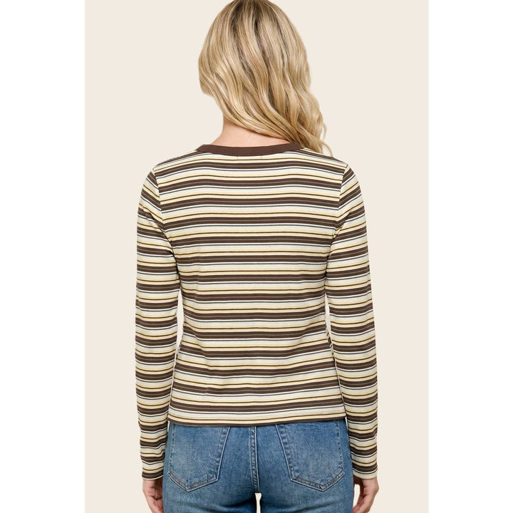 BASIC MULTI STRIPED TOP