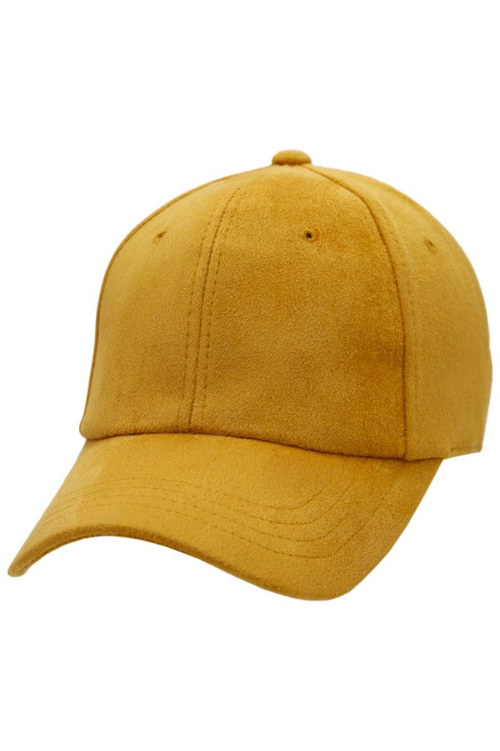 Suede Baseball Cap