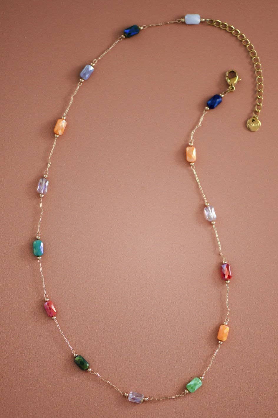18K Gold Plated Waterproof Stainless Steel Chain Necklace - 7248
