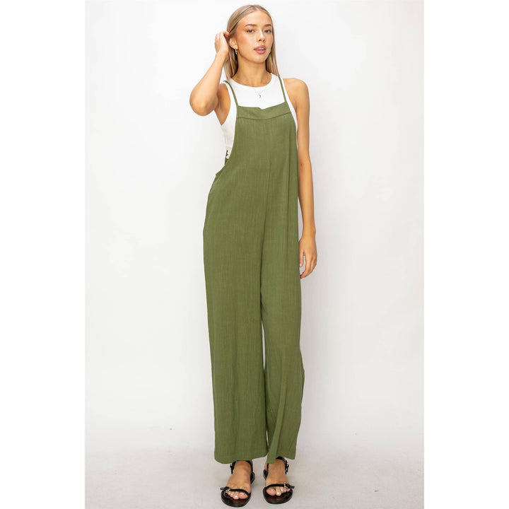 So Into You Linen Jumpsuit