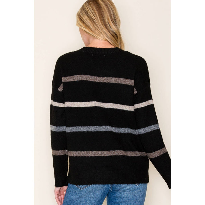 Becky Striped Pullover Sweater