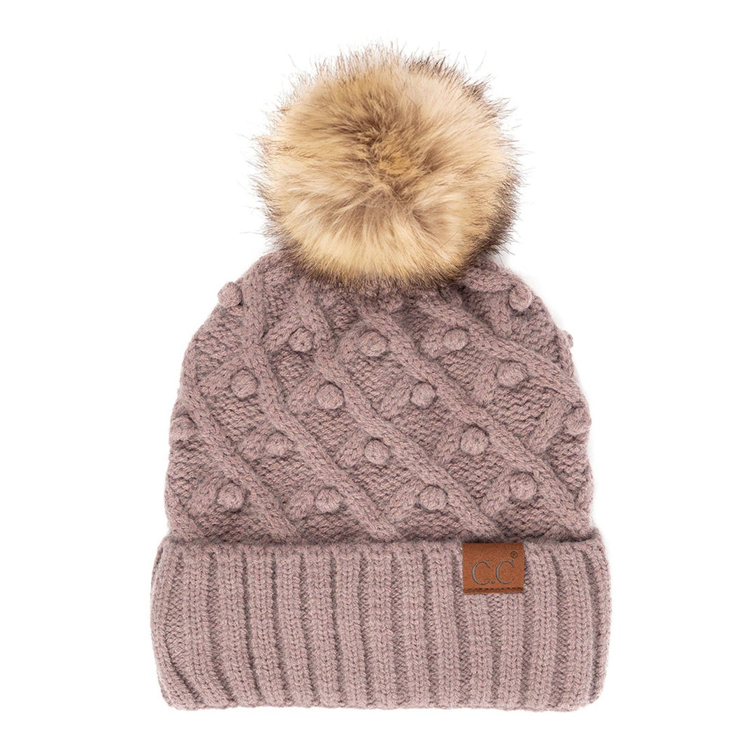 CC Crafted Pom Detail Beanie