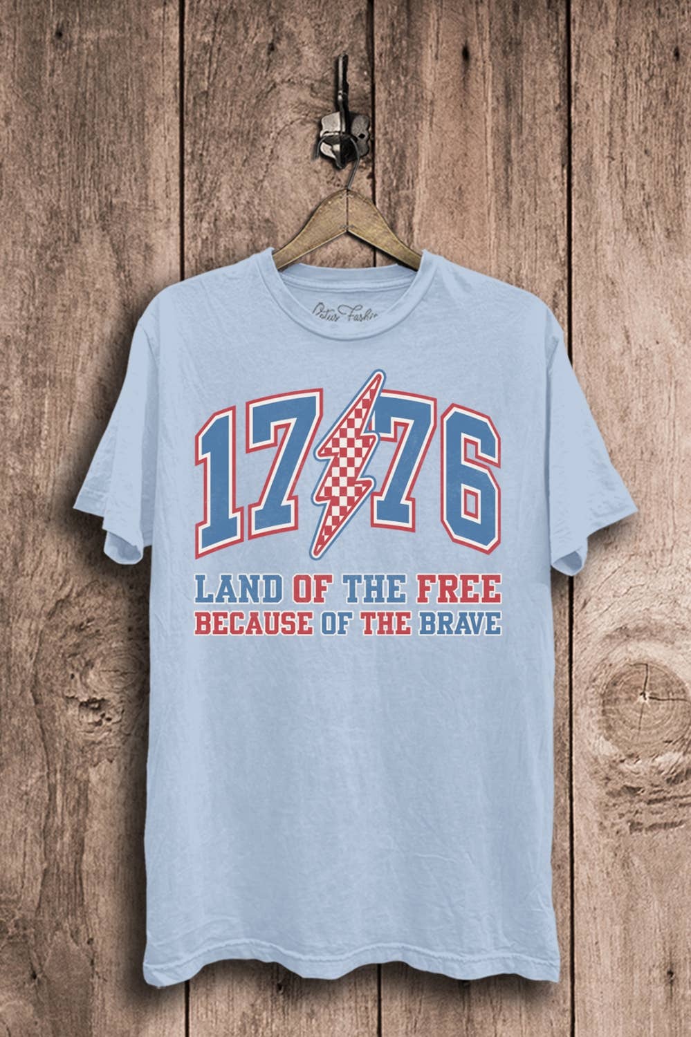 1776 Land of the Free Graphic Top