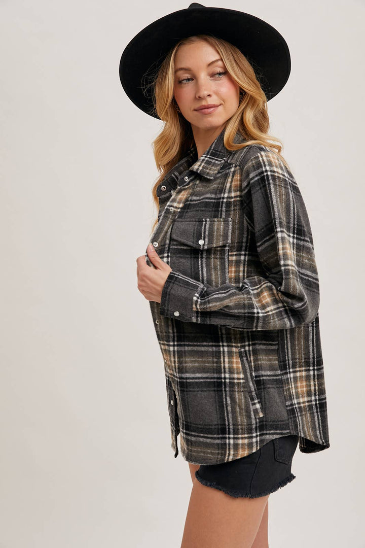 Bri Plaid Button Down