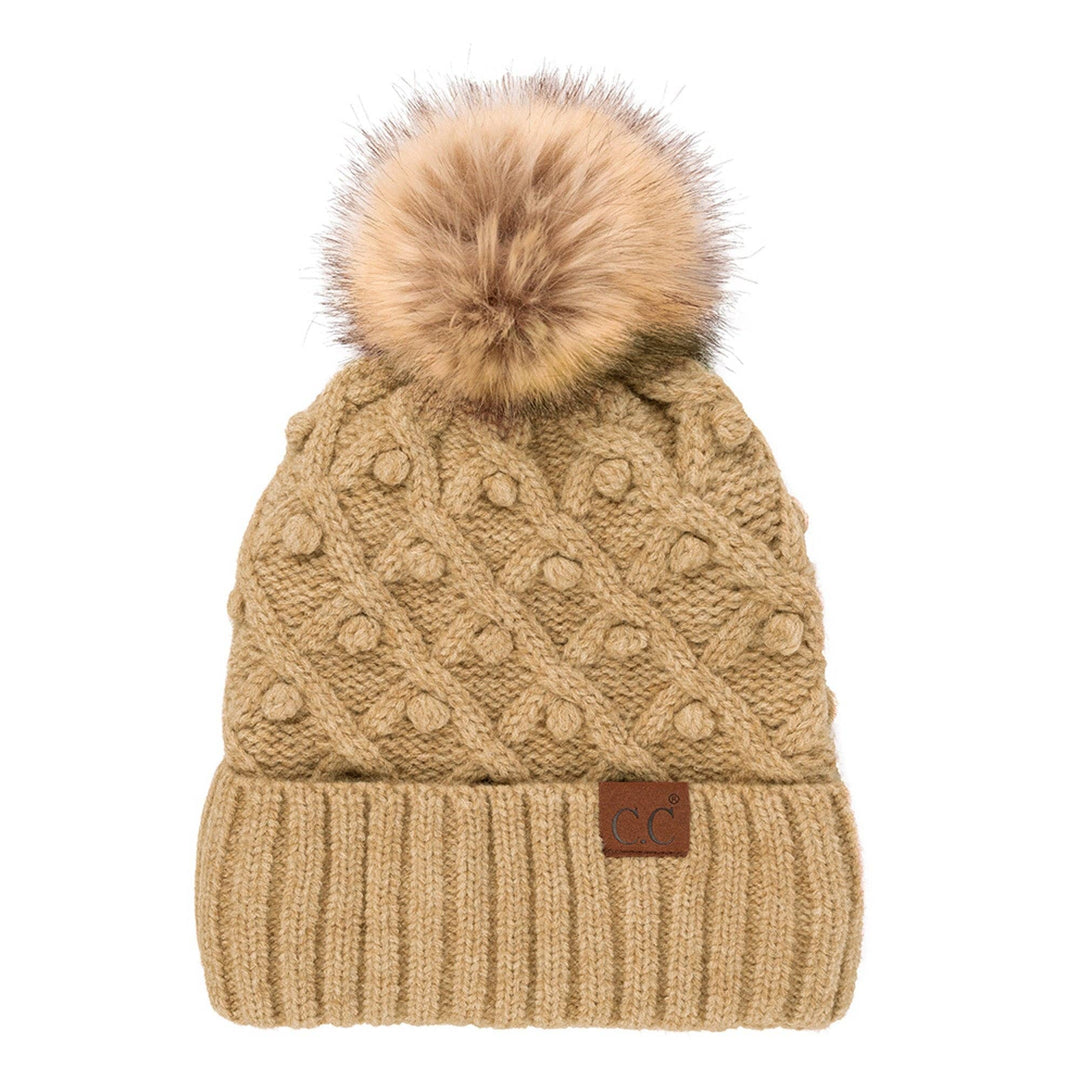 CC Crafted Pom Detail Beanie