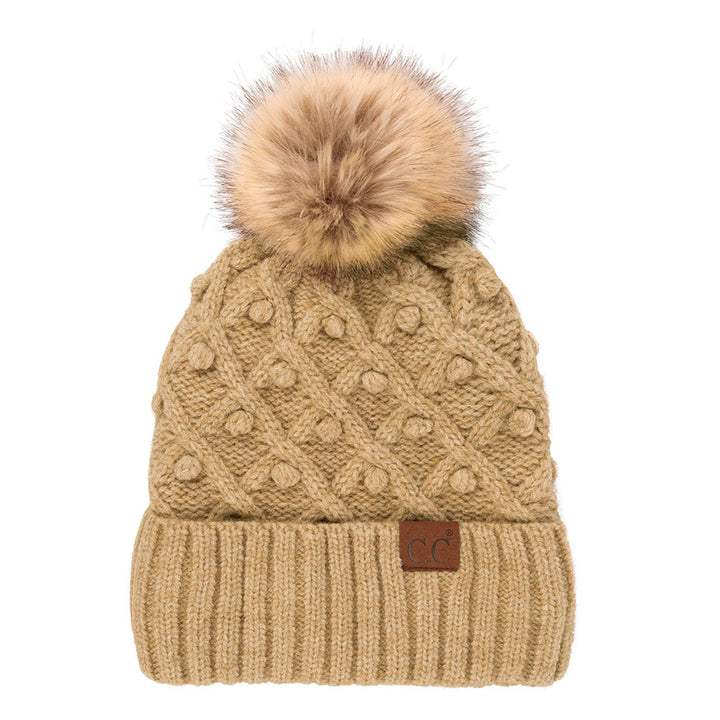 CC Crafted Pom Detail Beanie