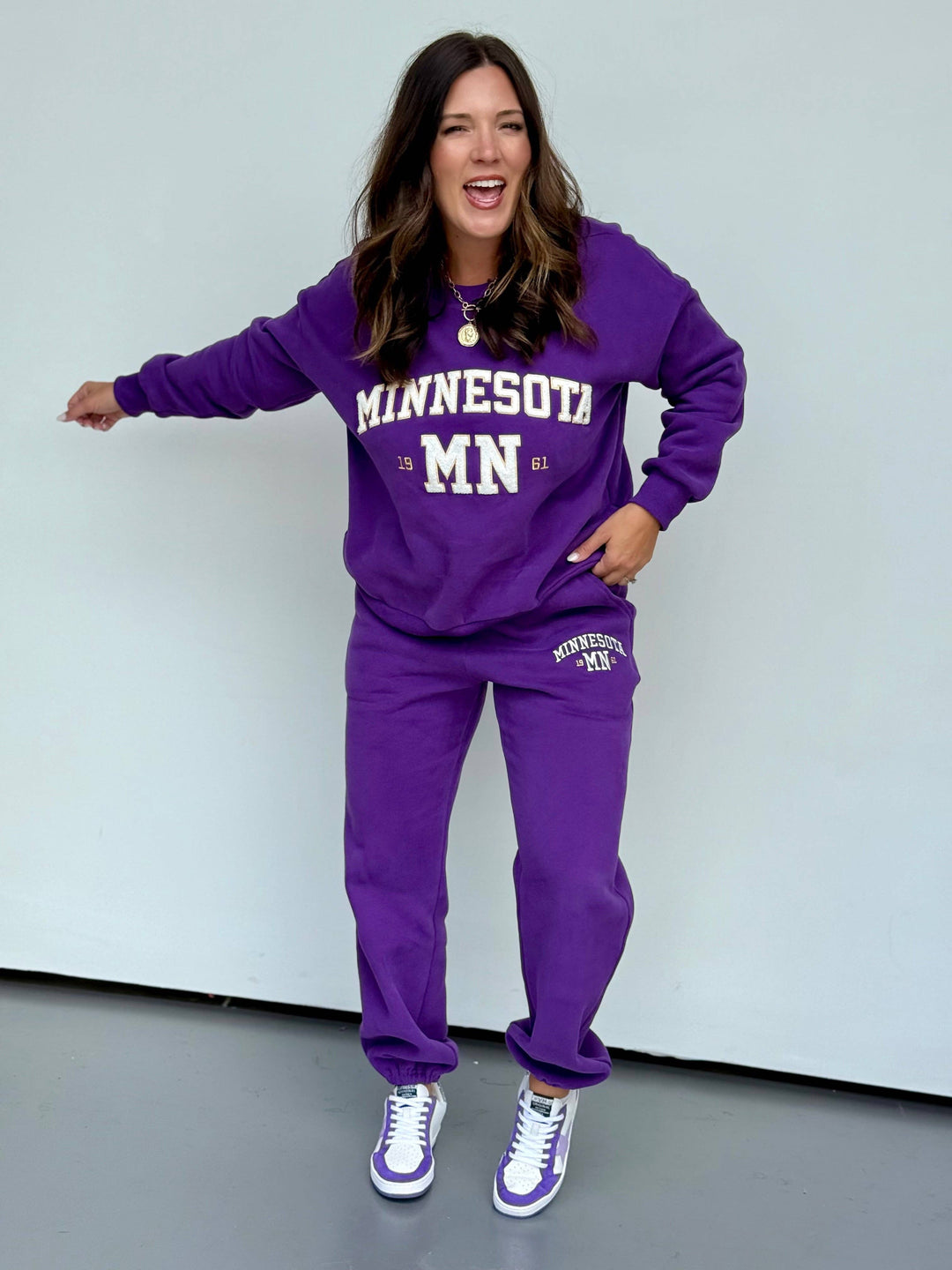 Minnesota Embroidered Sweatpants