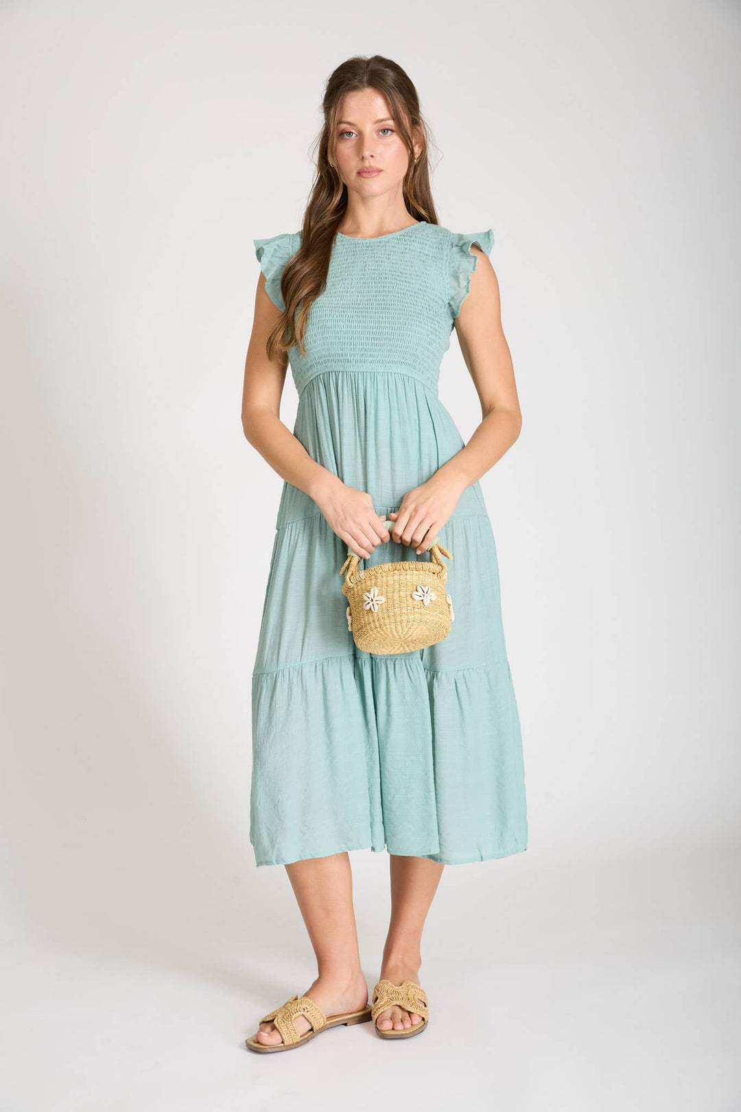 Bella Smocked Tiered Dress