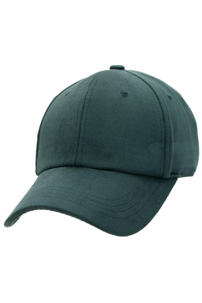 Suede Baseball Cap