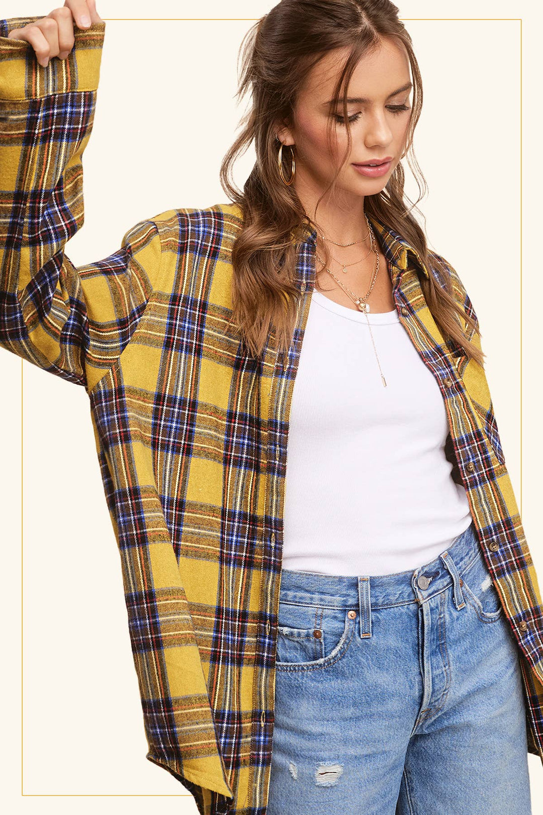 Shelly Plaid Shirts