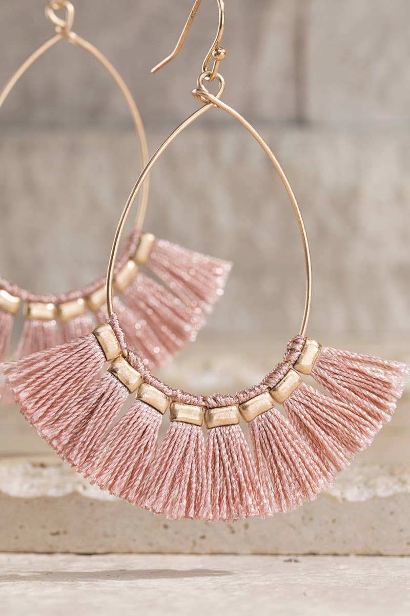Fine Thread Fish Hook Earrings