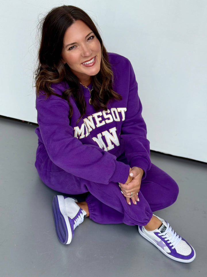 Minnesota Chenille Embroidered Sweatshirt