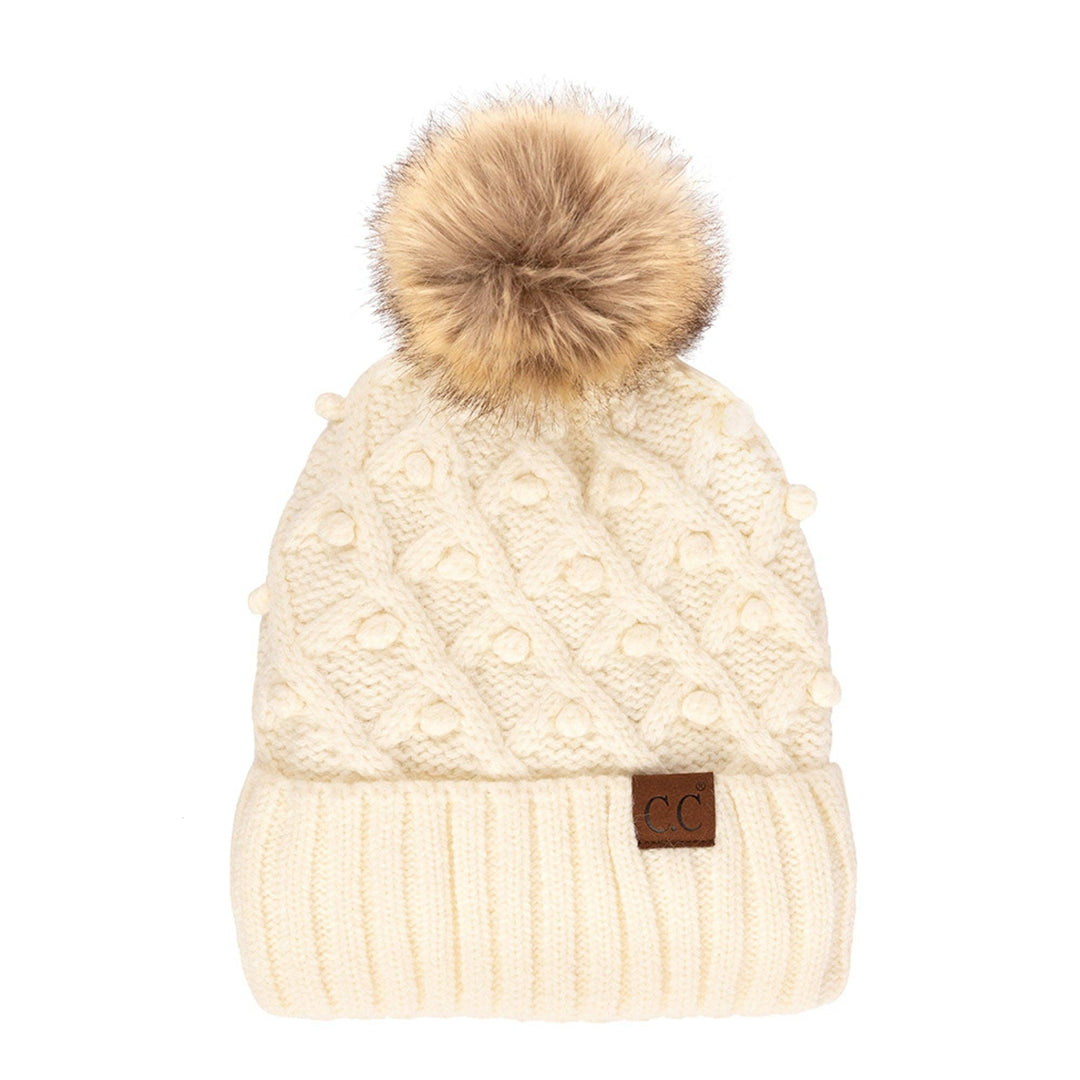 CC Crafted Pom Detail Beanie