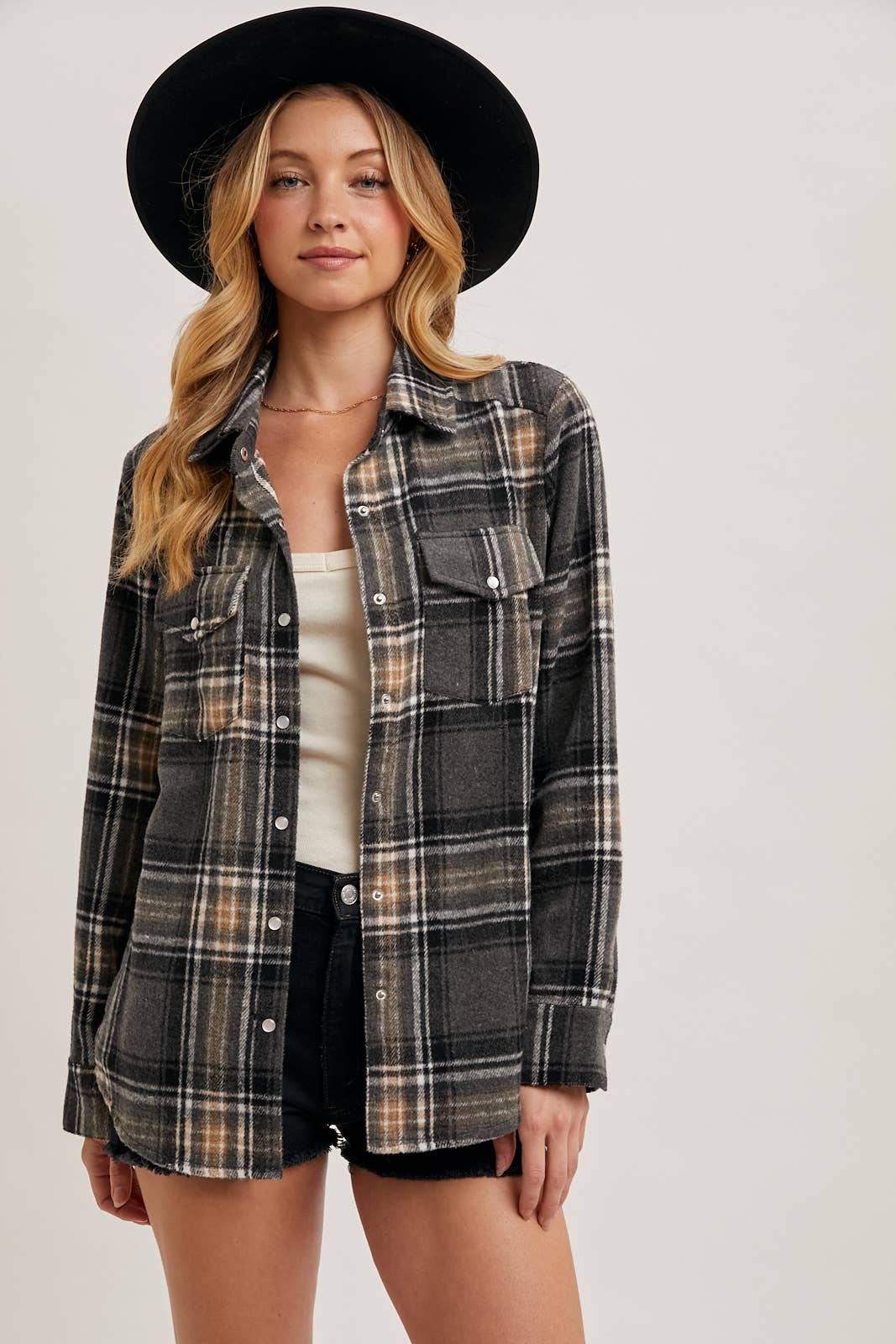 Bri Plaid Button Down