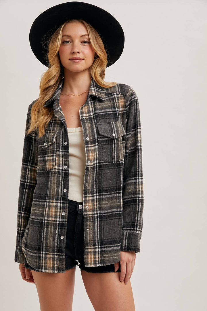 Bri Plaid Button Down
