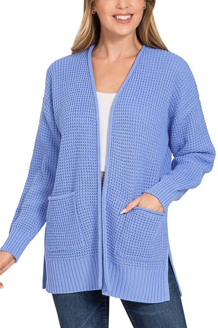 Millie Waffle Cardigan