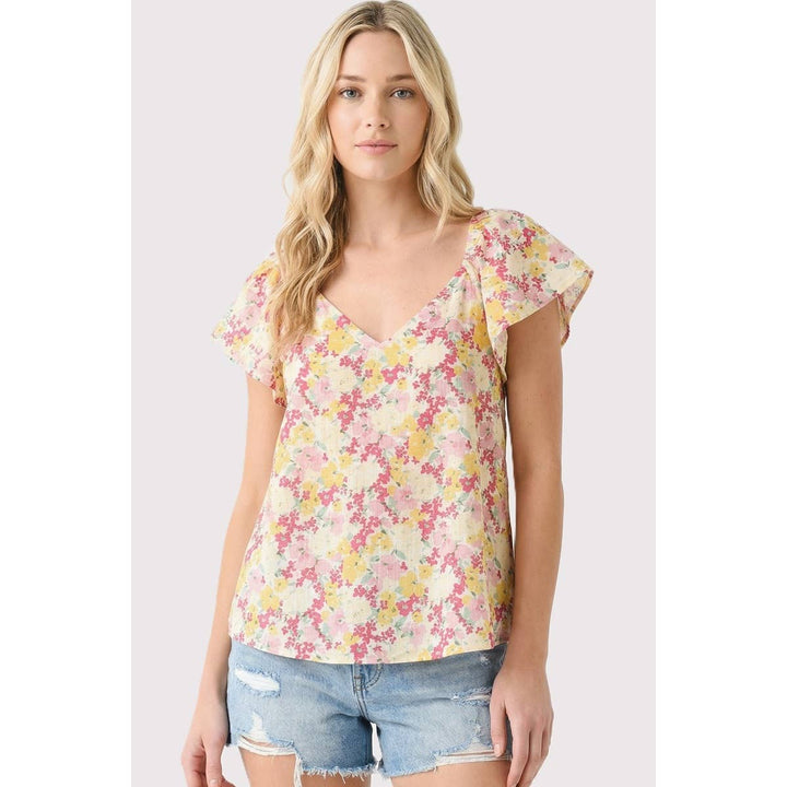 Lainey Flutter Sleeve Top