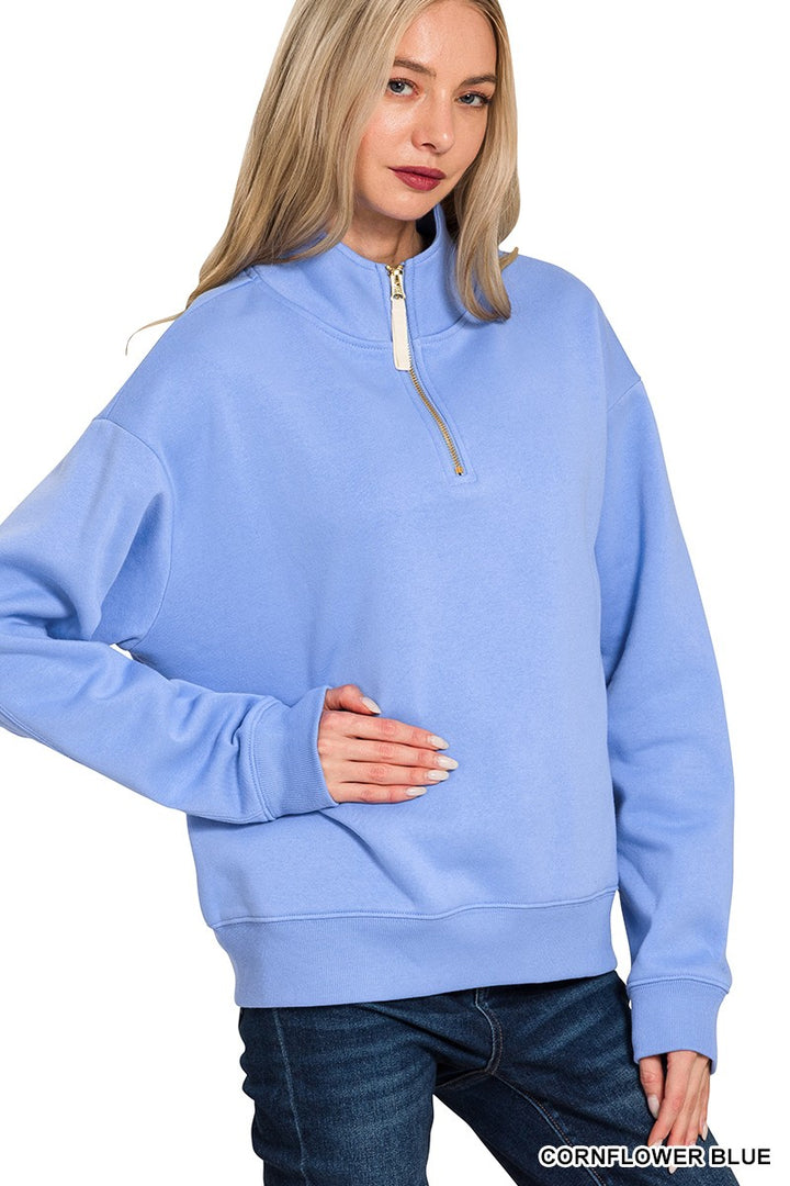 Olivia Half Zip Sweatshirt