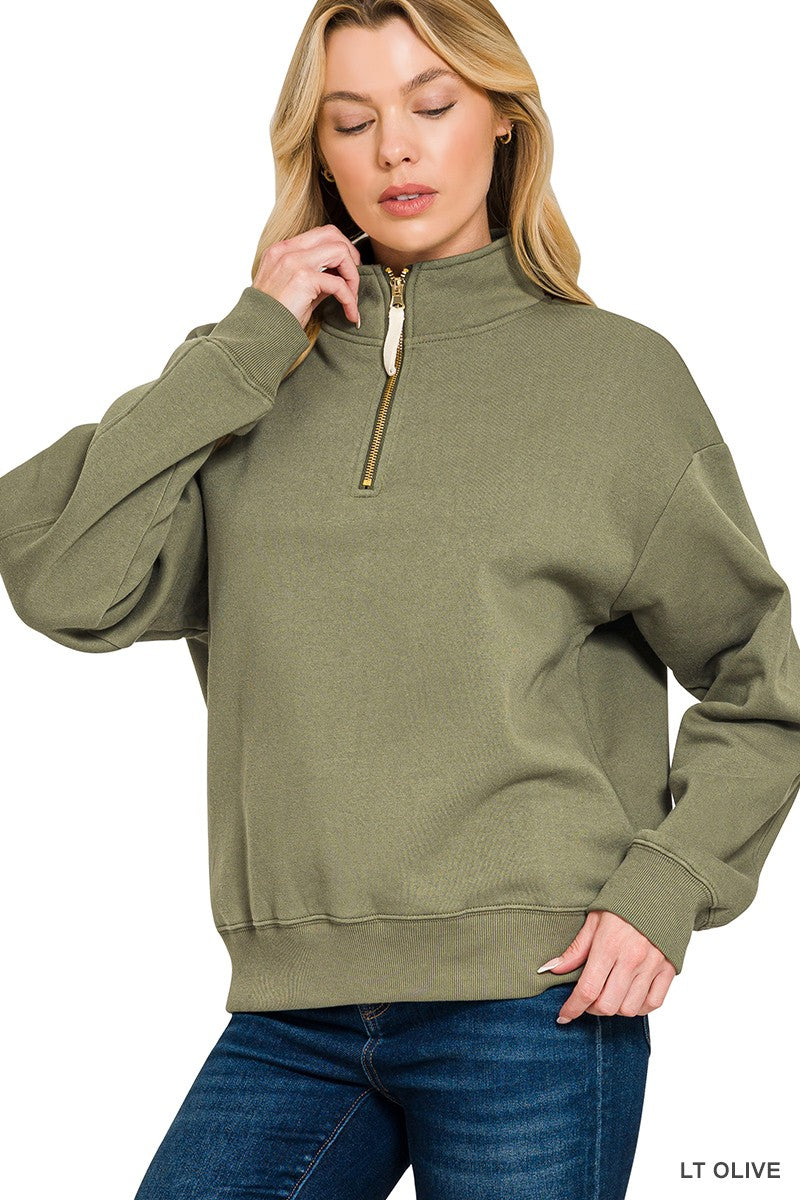Olivia Half Zip Sweatshirt