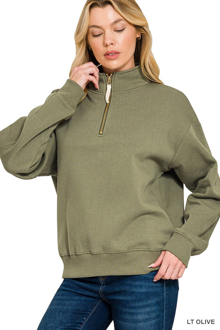 Olivia Half Zip Sweatshirt
