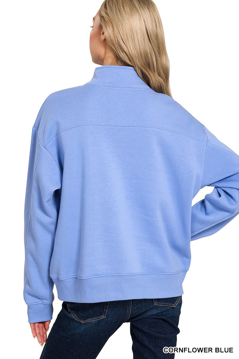 Olivia Half Zip Sweatshirt