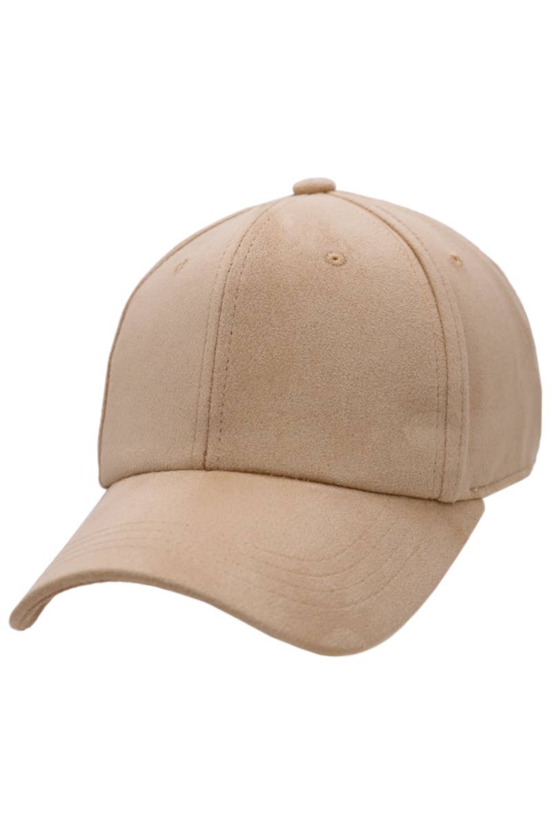 Suede Baseball Cap