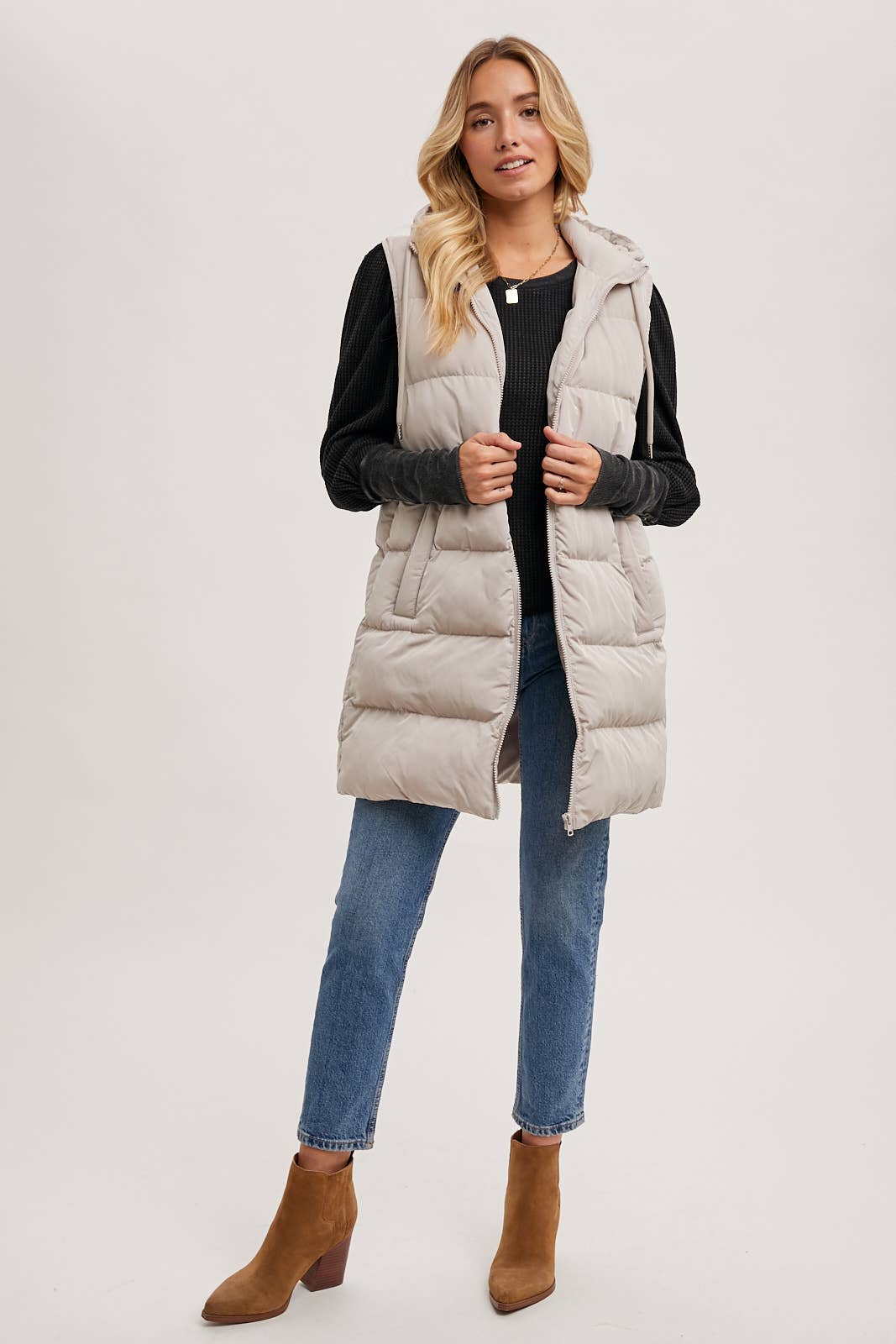 Margo Longline Puffer Vest