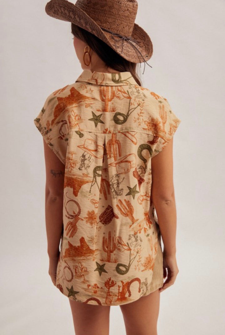 Western Button Down Shirt