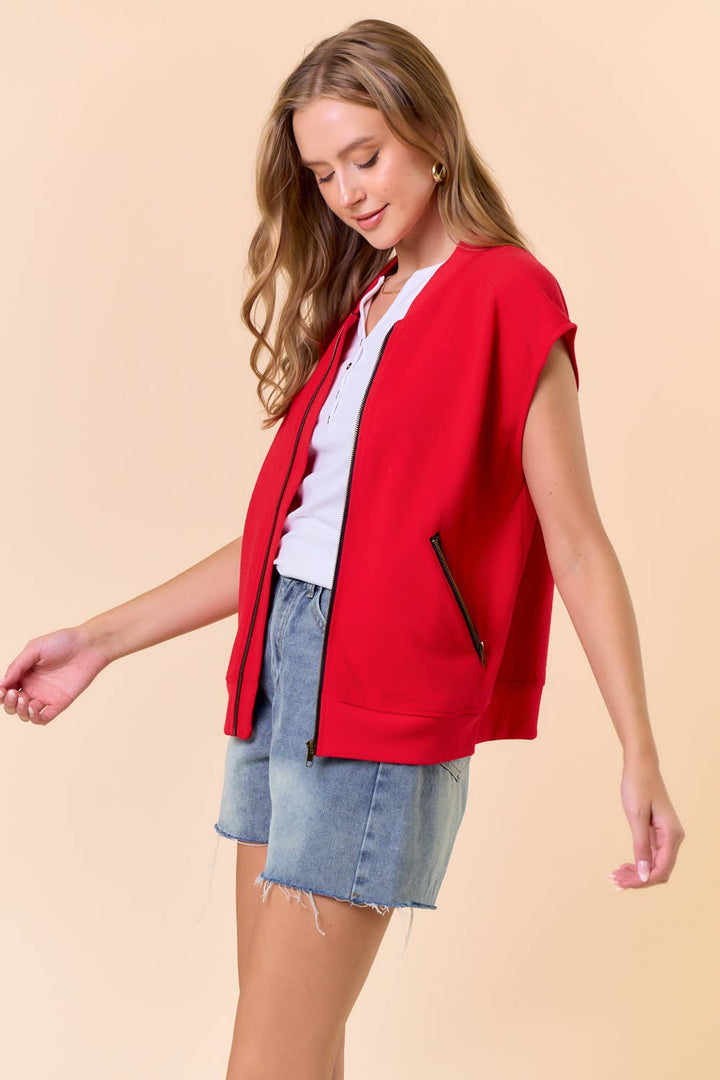 Holli Zip Up Vest