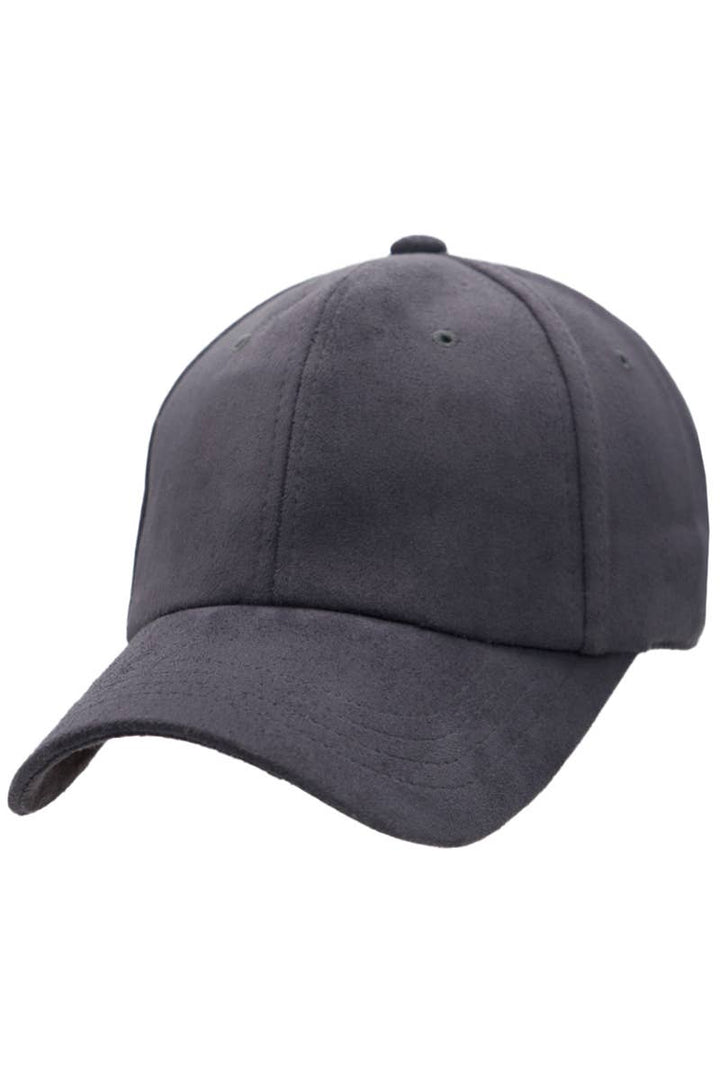 Suede Baseball Cap