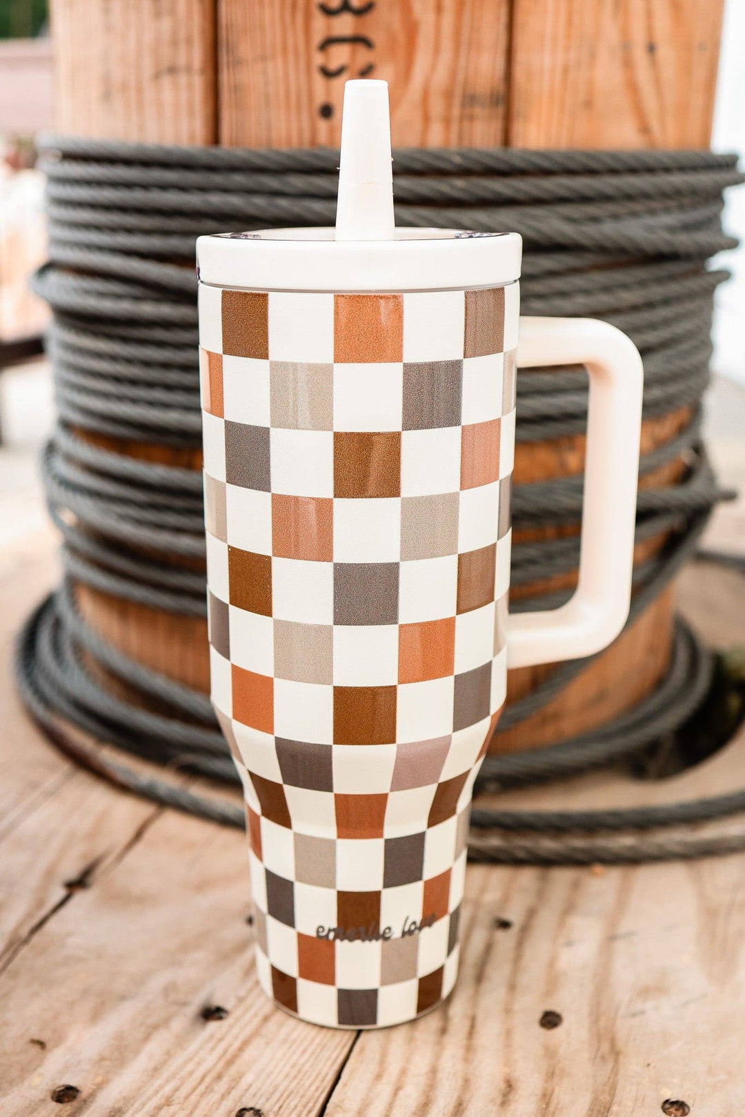 The Hydrate+ 40oz Tumbler - Autumn Checkered