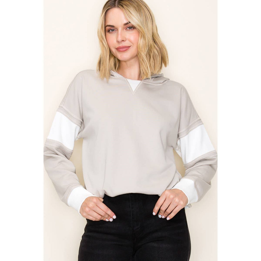 Jenny Contrast Hoodie