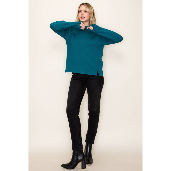 Andrea Mock Neck Sweater