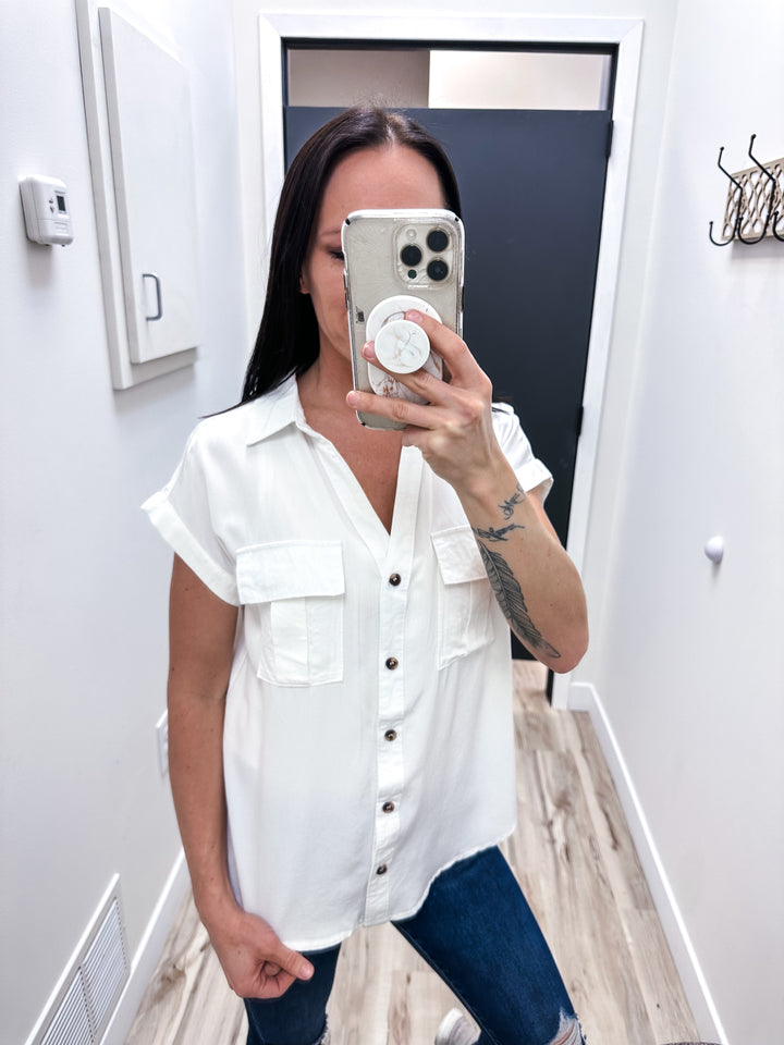 Chelsie Tensel Button Up