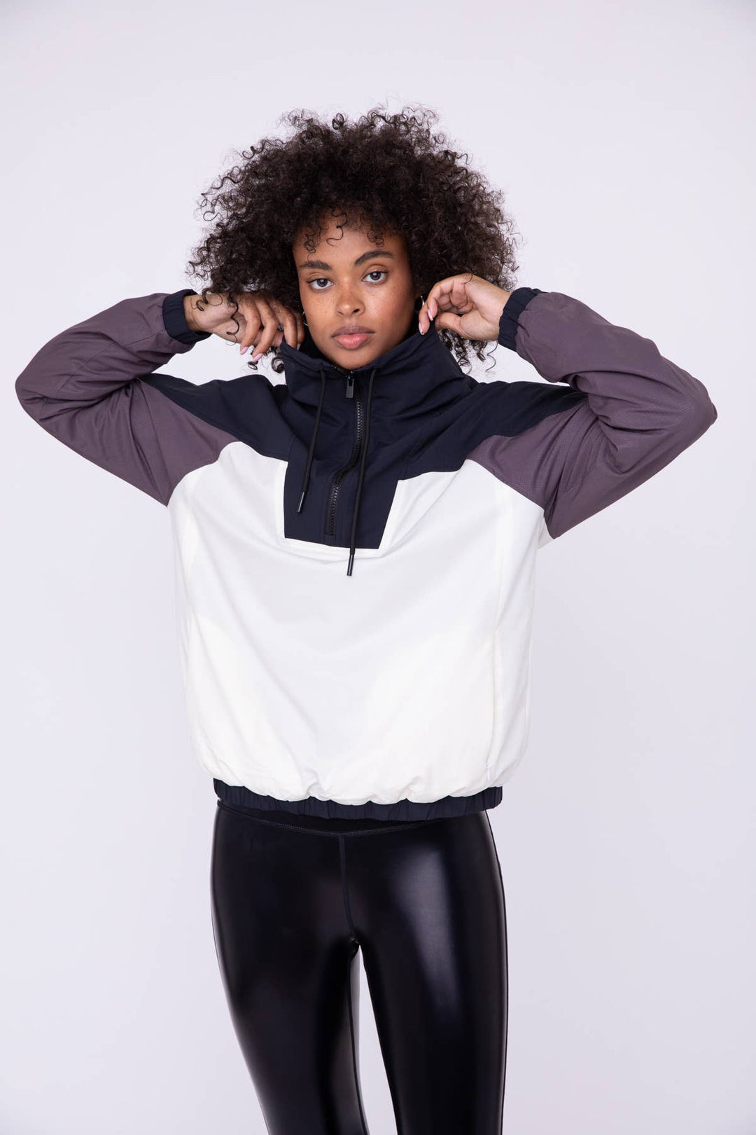 Color Block 3/4 Zip Active Jacket