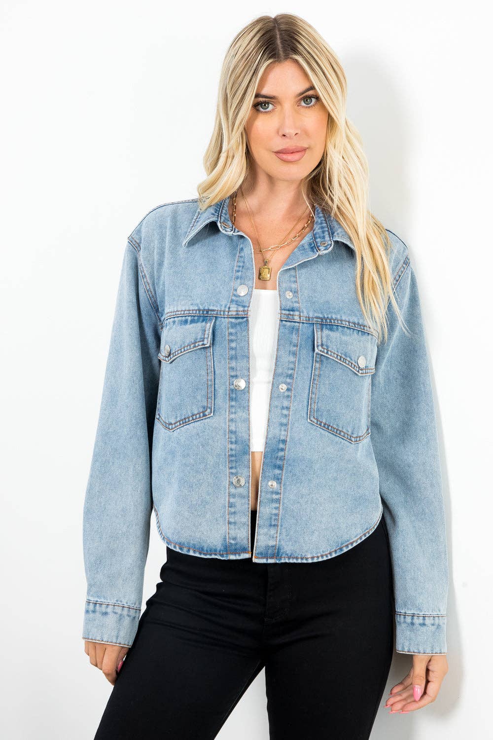 Elizabeth Oversized Denim Jacket