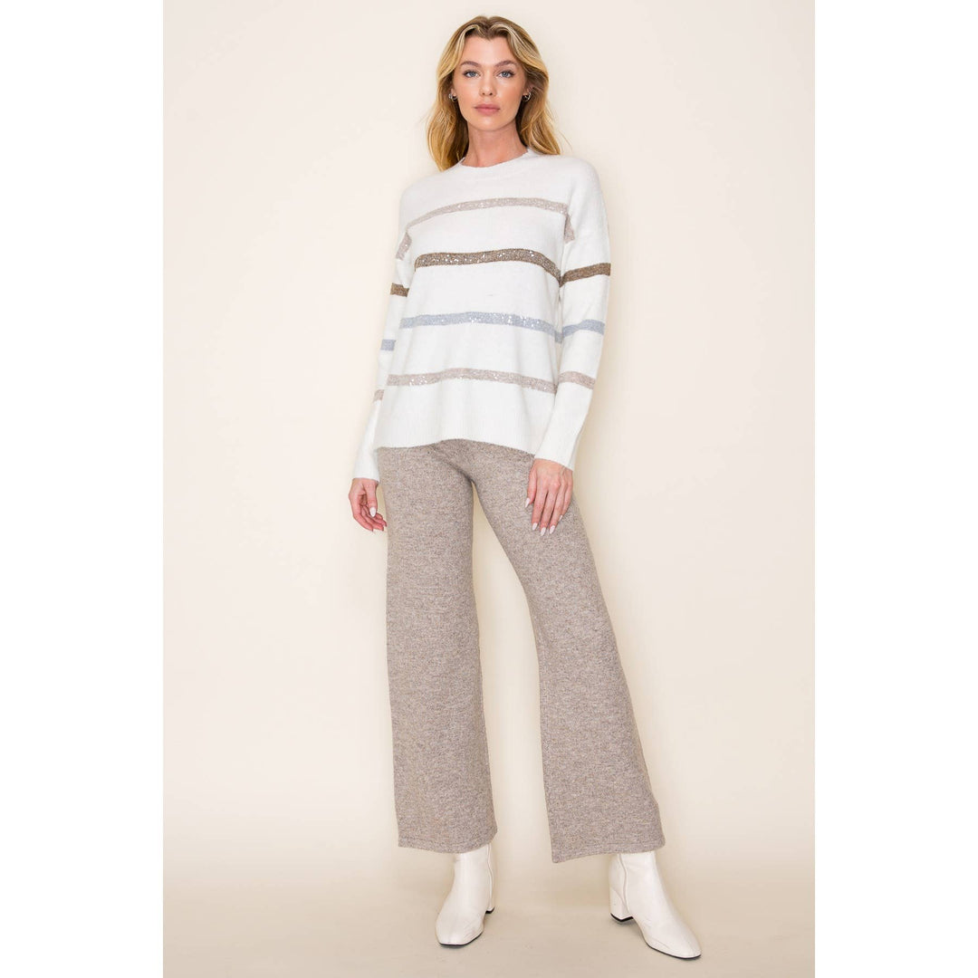 Becky Striped Pullover Sweater