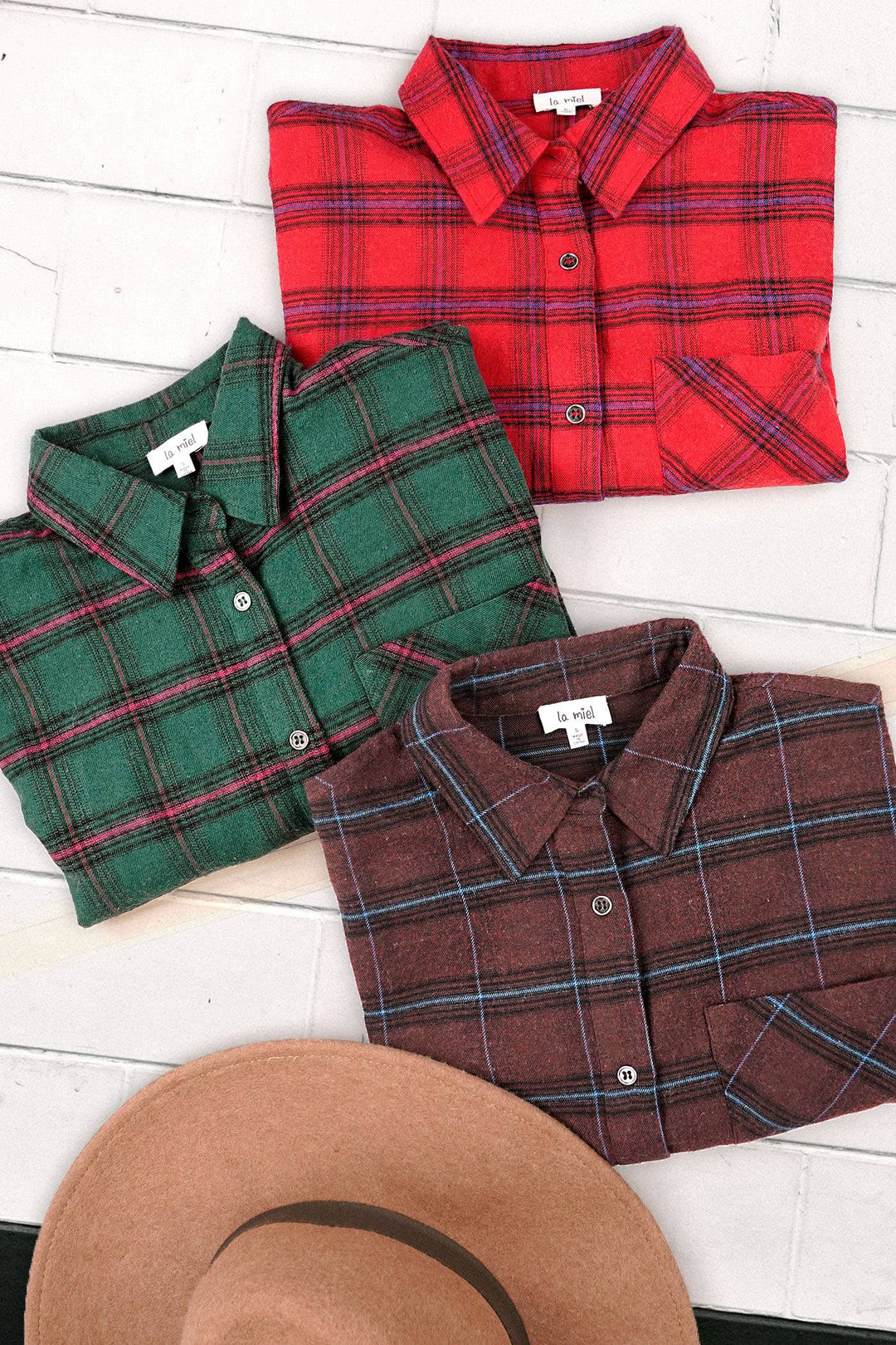 Dark Brown Plaid Flannel