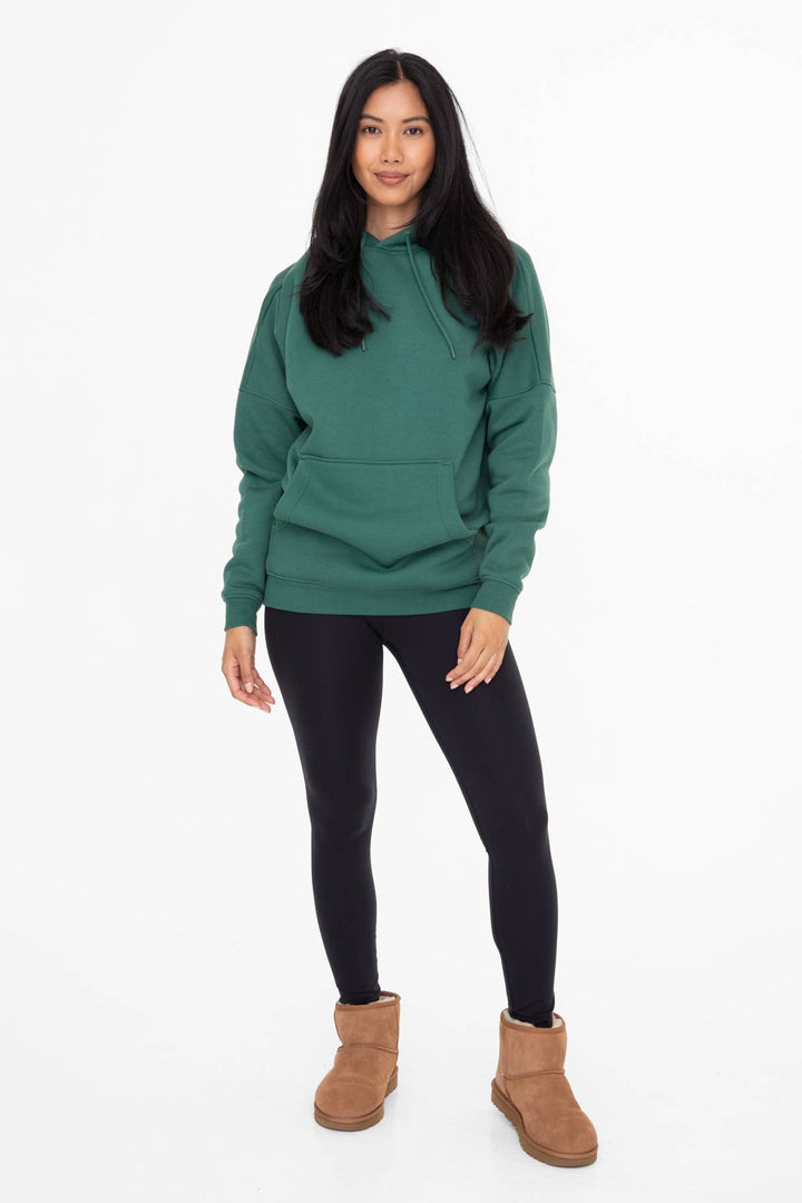 Longline Fleece Hoodie