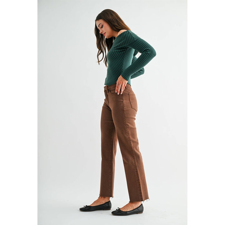 HIGH RISE STRAIGHT ANKLE - TUMMY TUCK