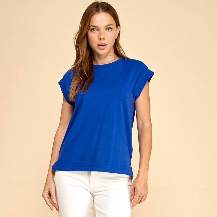 Short Sleeve Solid Top