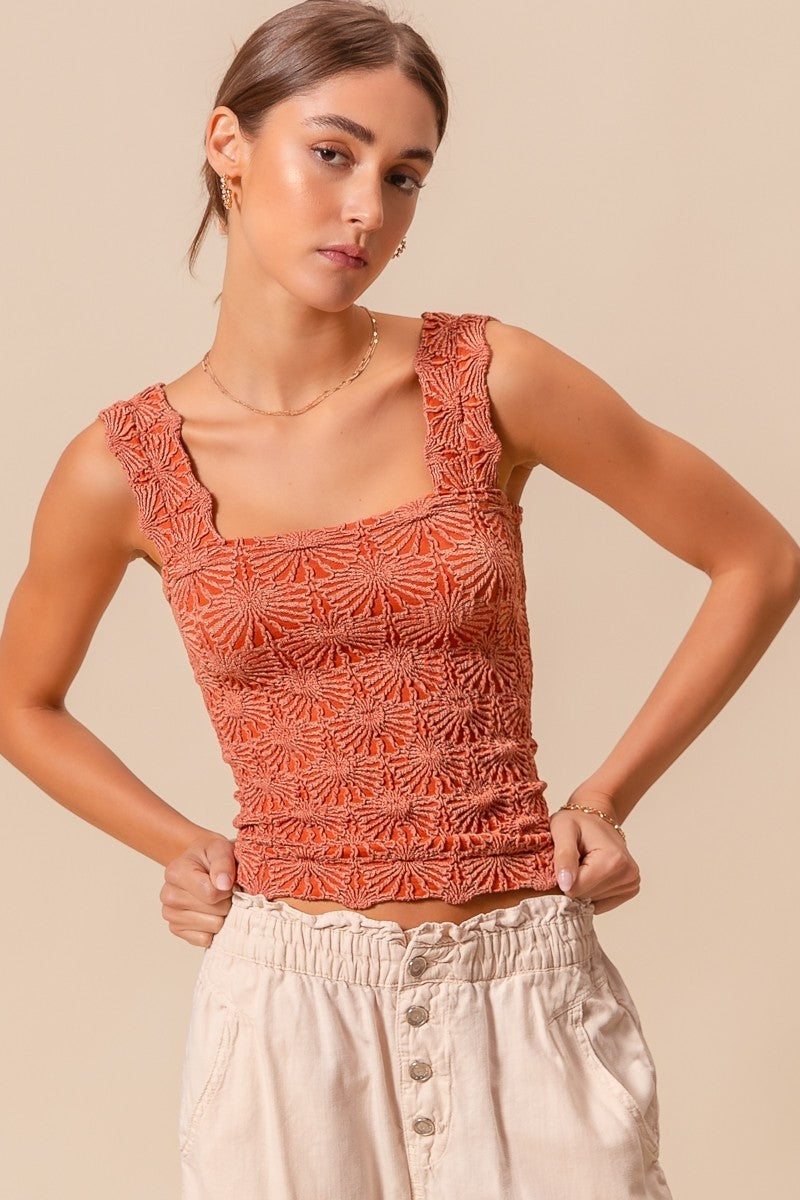 Seamless Floral Tank