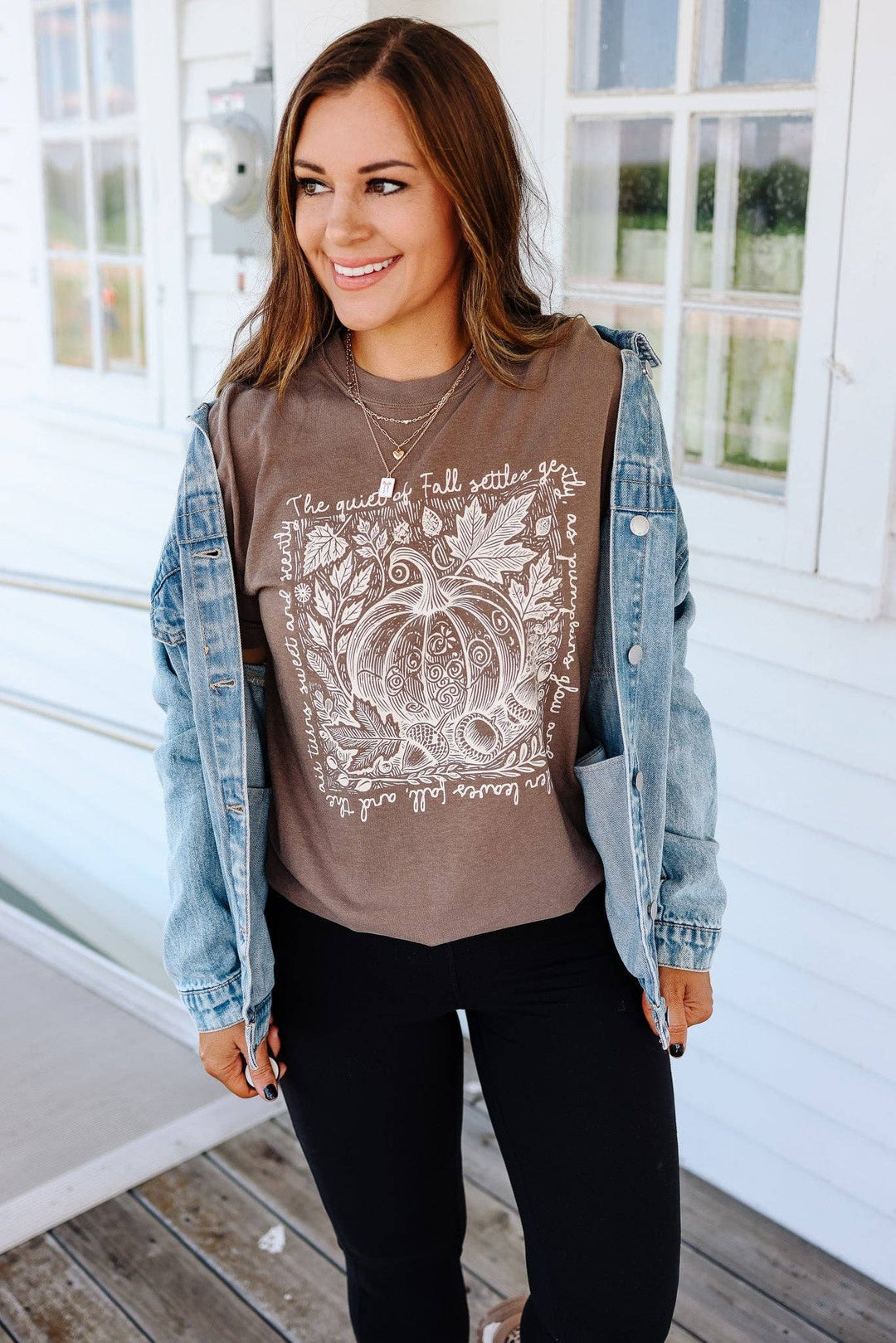 The Quiet of Fall Graphic Tee - Multiple Colors