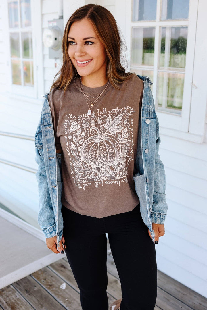 The Quiet of Fall Graphic Tee - Multiple Colors