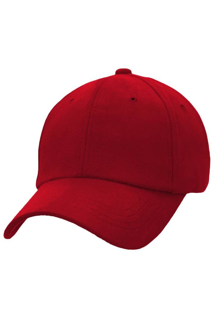 Suede Baseball Cap