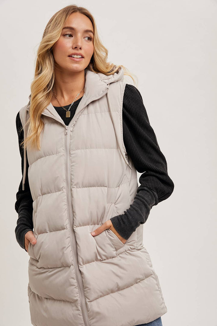 Margo Longline Puffer Vest