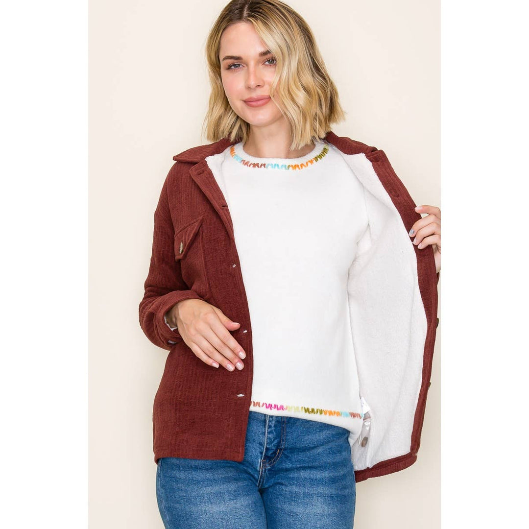 Melanie Fur Lined Shacket