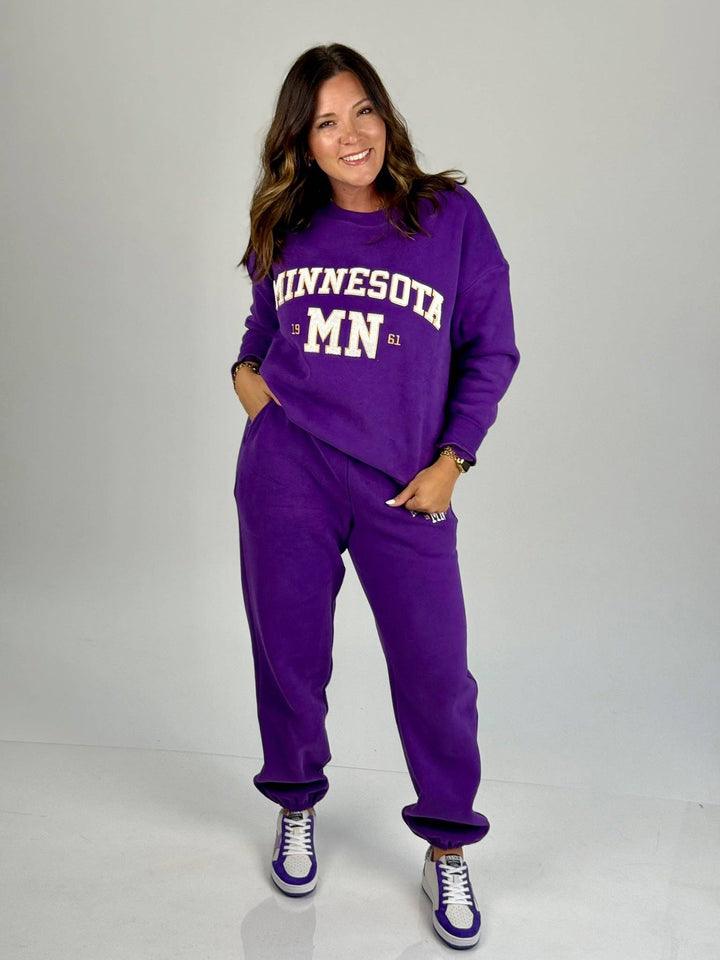 Minnesota Chenille Embroidered Sweatshirt