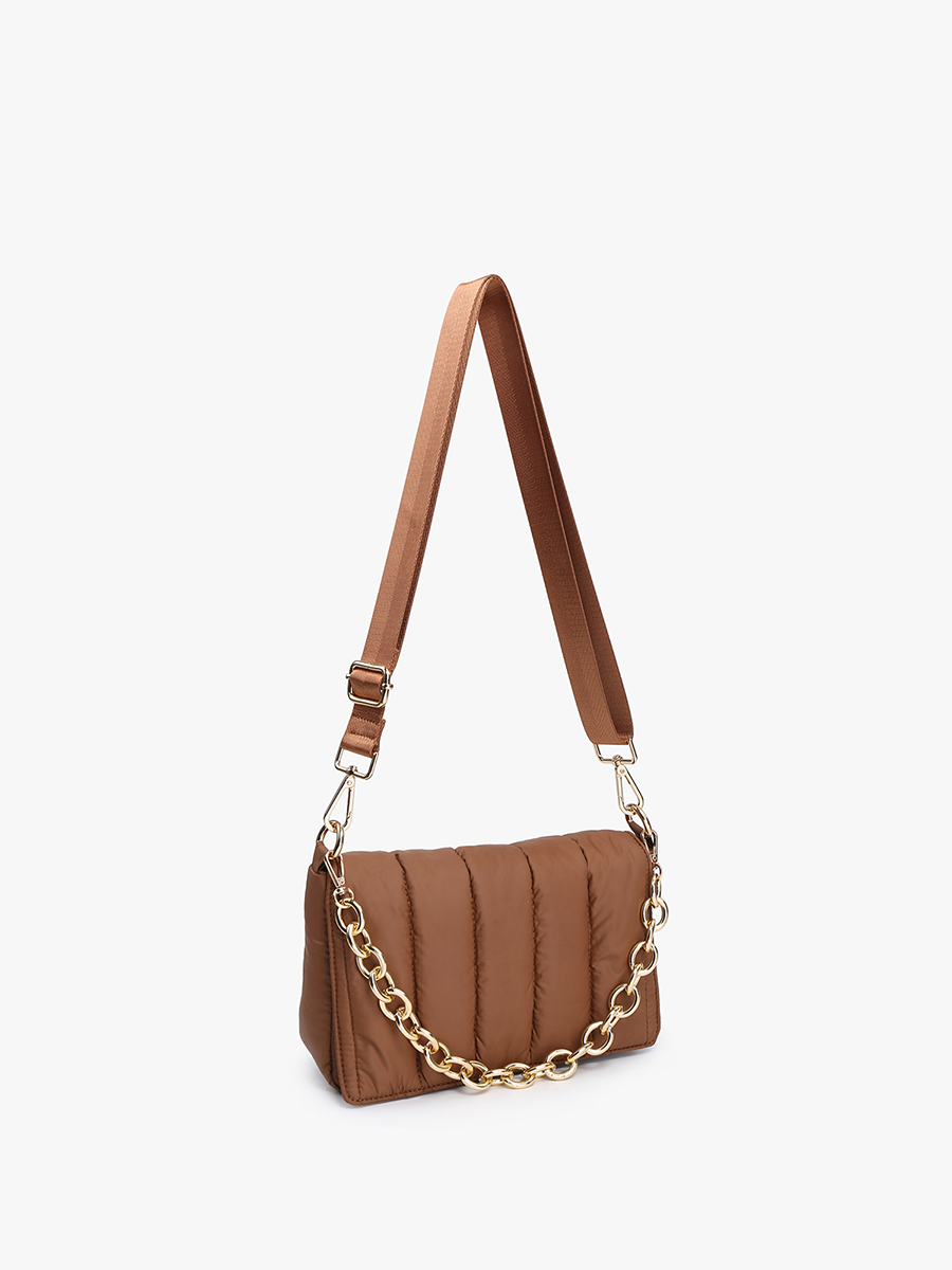 Lala Quilted Chain Crossbody