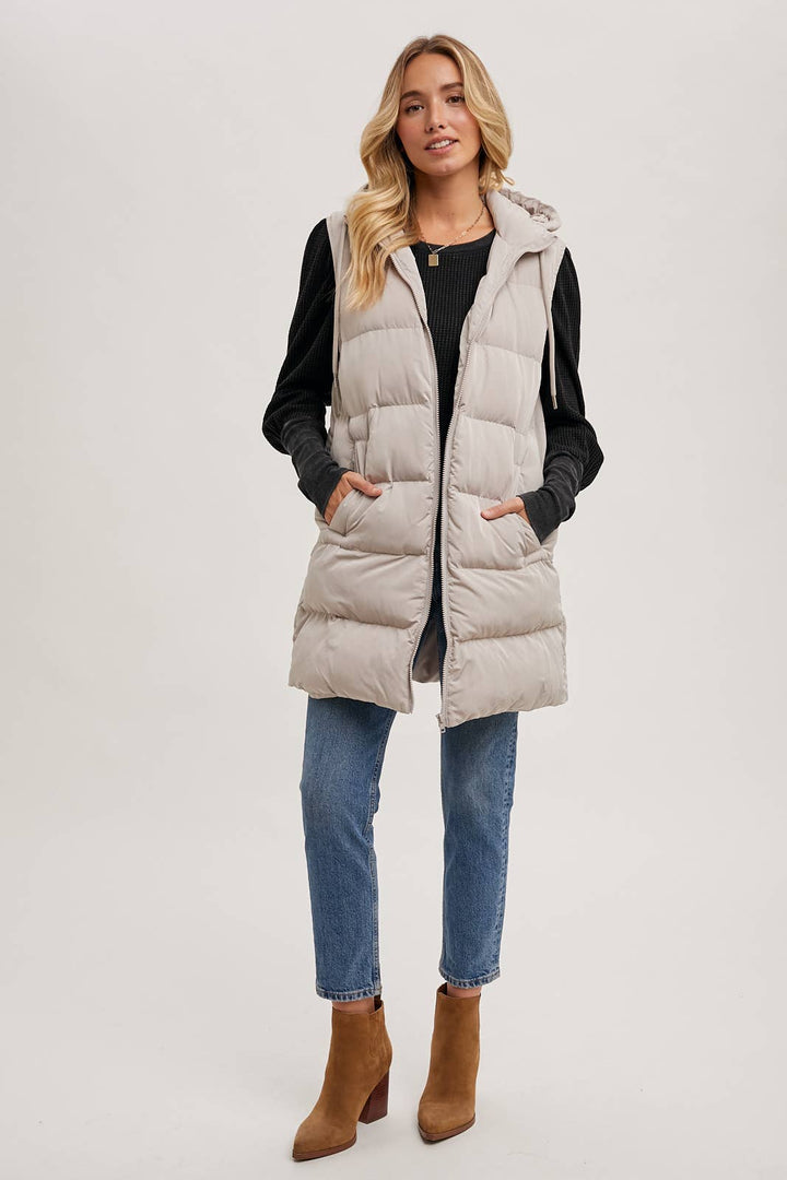 Margo Longline Puffer Vest